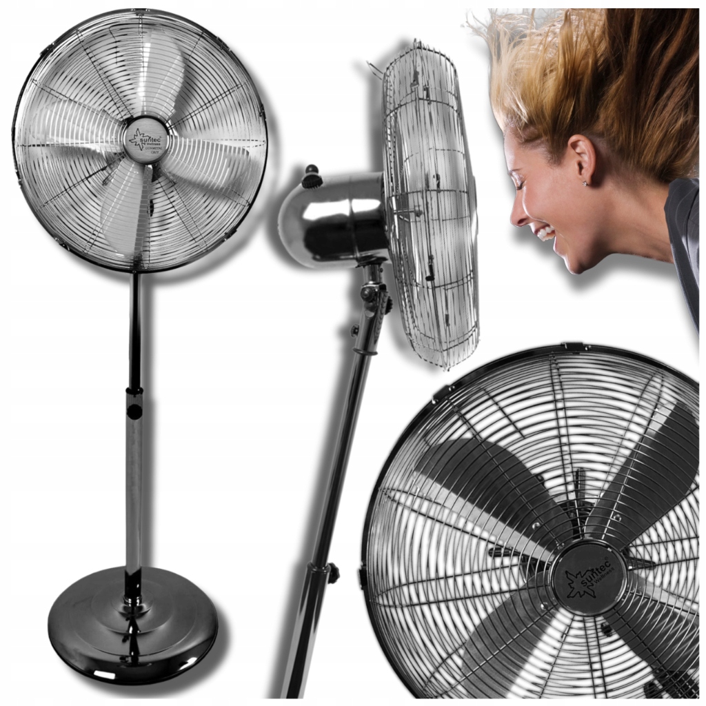 Podlahový Ventilátor Priemyselný Cirkulátor Stojanový Ventilátor Silný Tichý