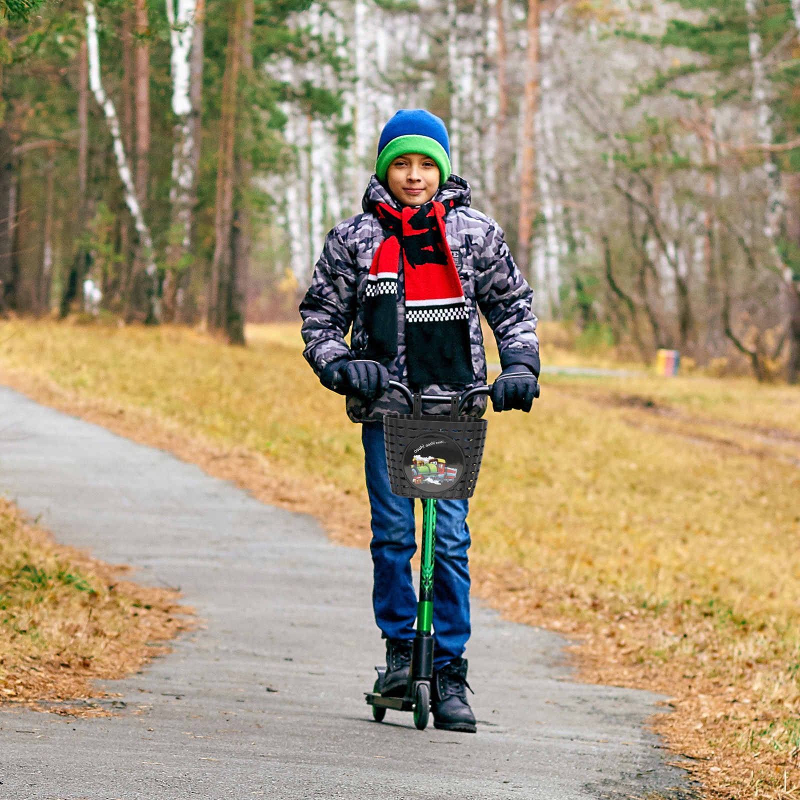 KOSZ KOSZY DO PRZECHOWYWANIA ROWERÓW DZIECIĘCYCH Materiał dominujący tworzywo sztuczne