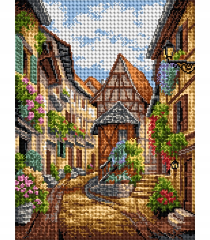 Sada Ariadna kanva mulina vyšívací jehla 30x40 8037