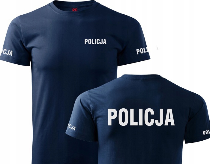 

Policja koszulka bawełniana Premium odblaskowa S