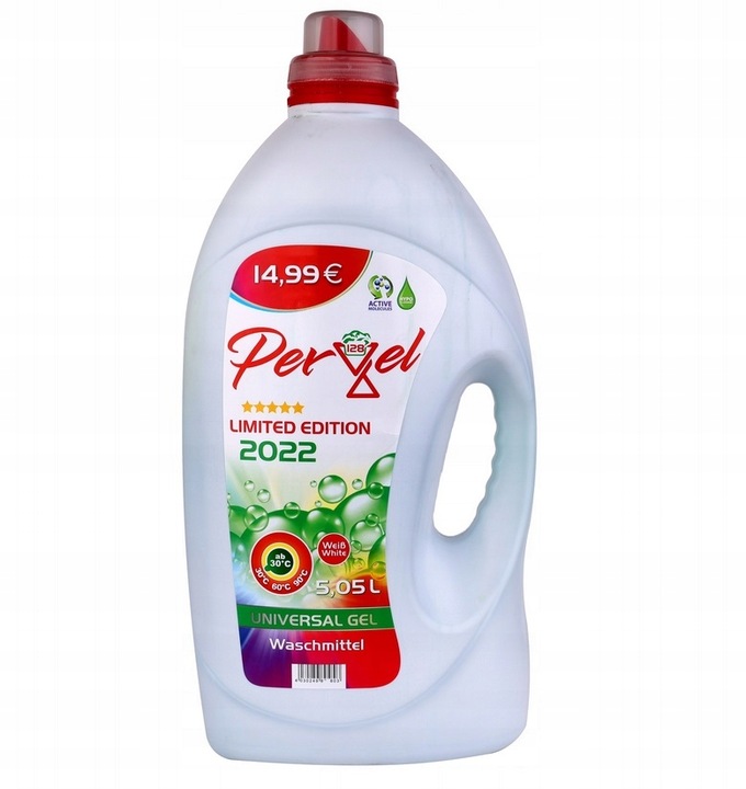 

Pergel żel do prania Universal 5,05 L 126 prań!