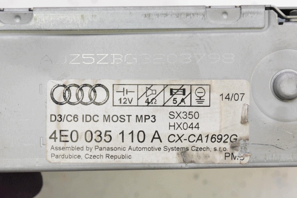 caricatore cd PLYT CD 4E0035110A AUDI A6 C6 04-08