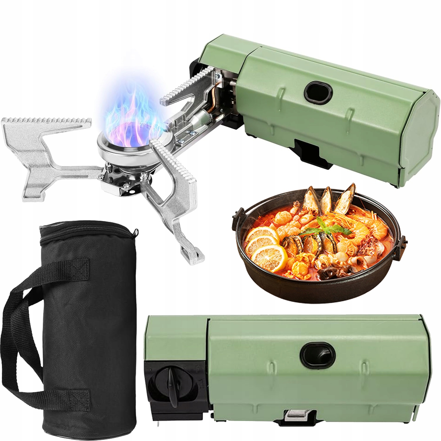 Skládací Plynový Turistický Kempingový Vařič Pro Kempování 2600 W 120 G/h