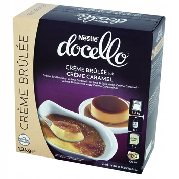 1x 1,3kg Nestlé Docello Crème Brulée deser