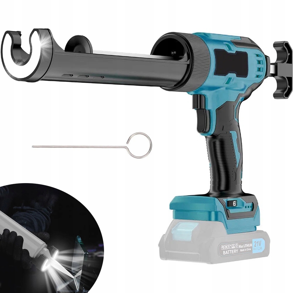 Pistole Na Vytlačování Hmoty Silikonového Lepidla Automatická Pro Makita 18V