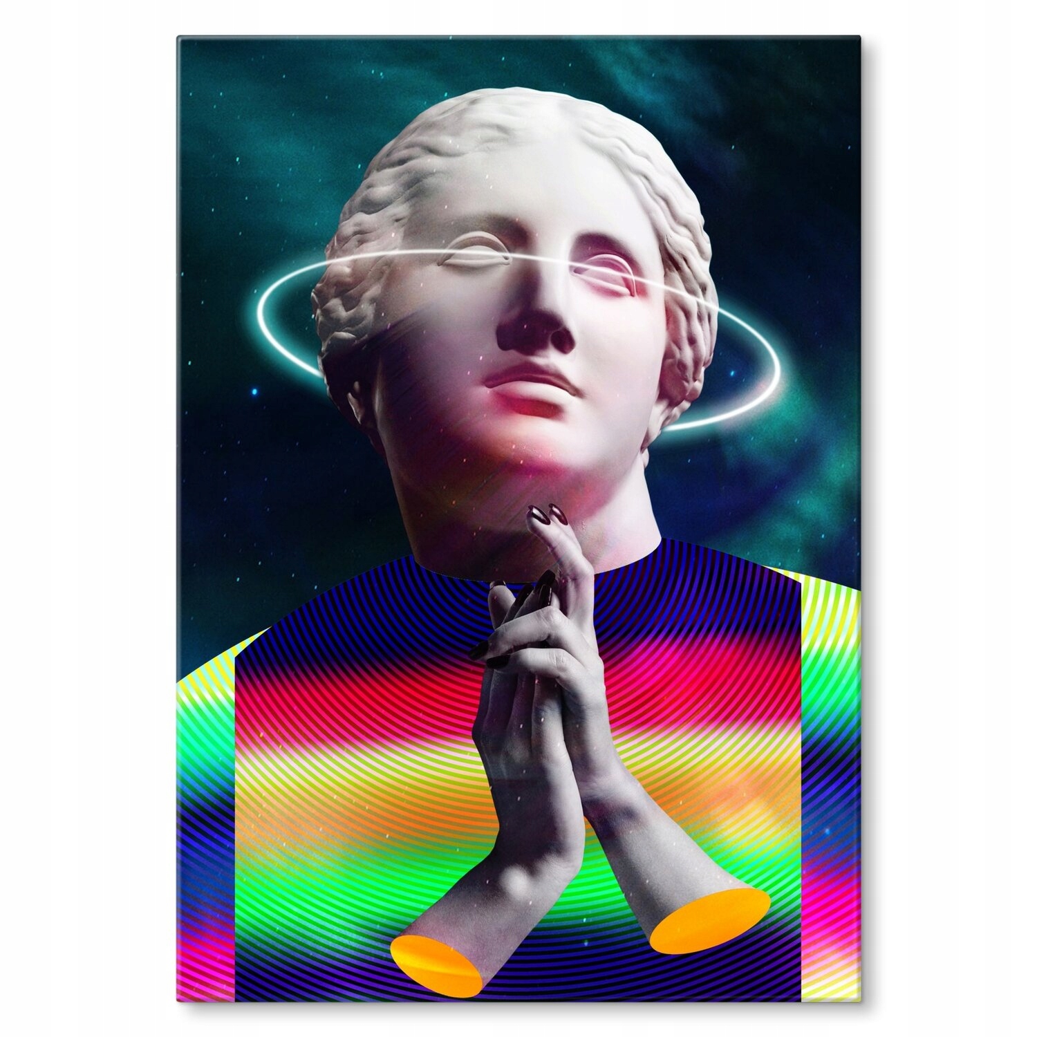 Kovový plakát Popart angel Szyld Plech 42 x 59,4 cm Dárek