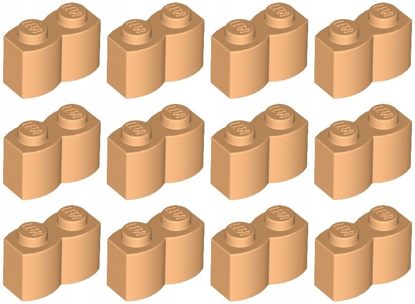 

Lego 30136 Palisada 1x2 nugat śr. (10g) 12 szt.