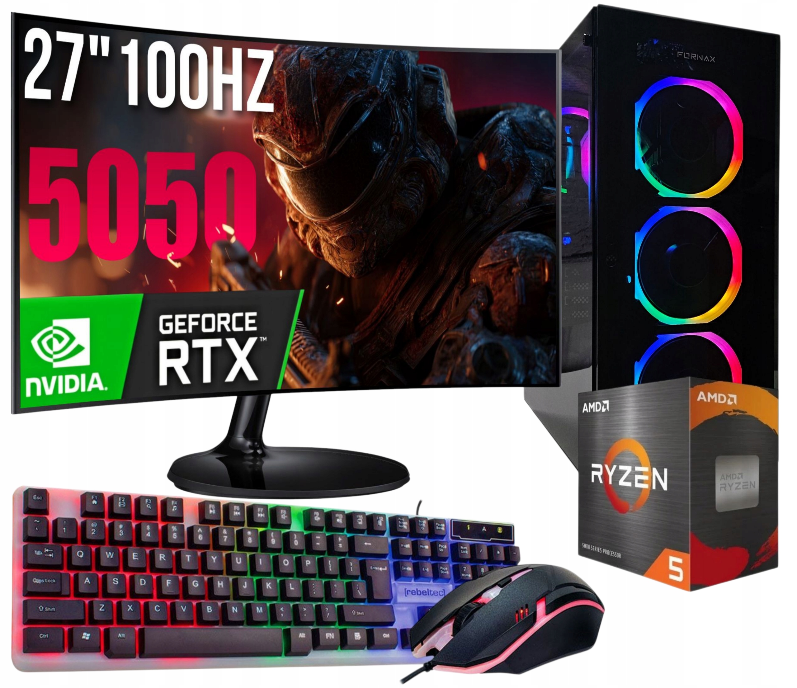 Sada Gamer Master Ryzen 5 32GB Ssd M.2 1TB Rtx 5050 8GB