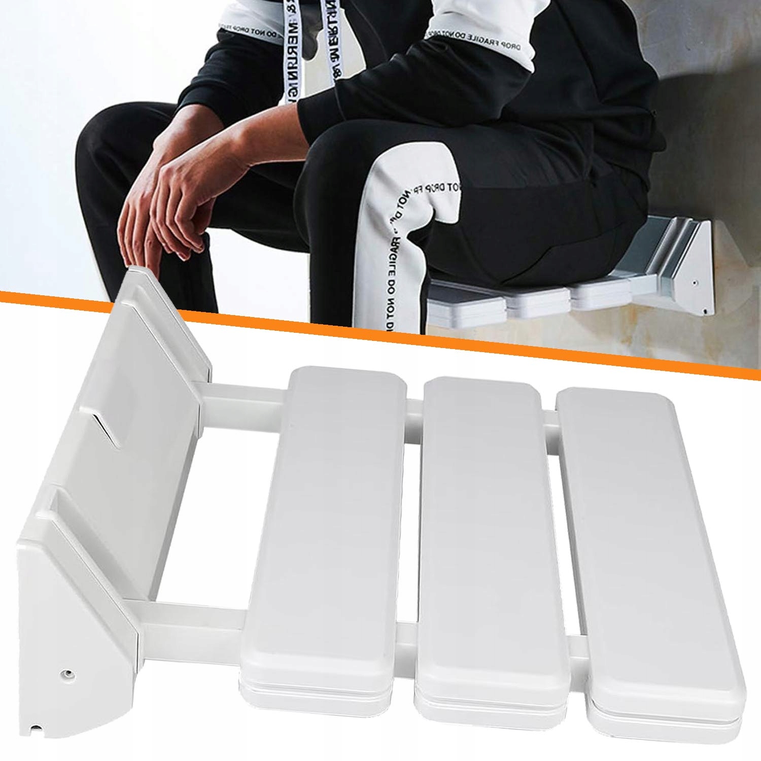 Ścianie Stołek Taboret Składane Siedzisko Prysznicowe Dla Osób Starszych