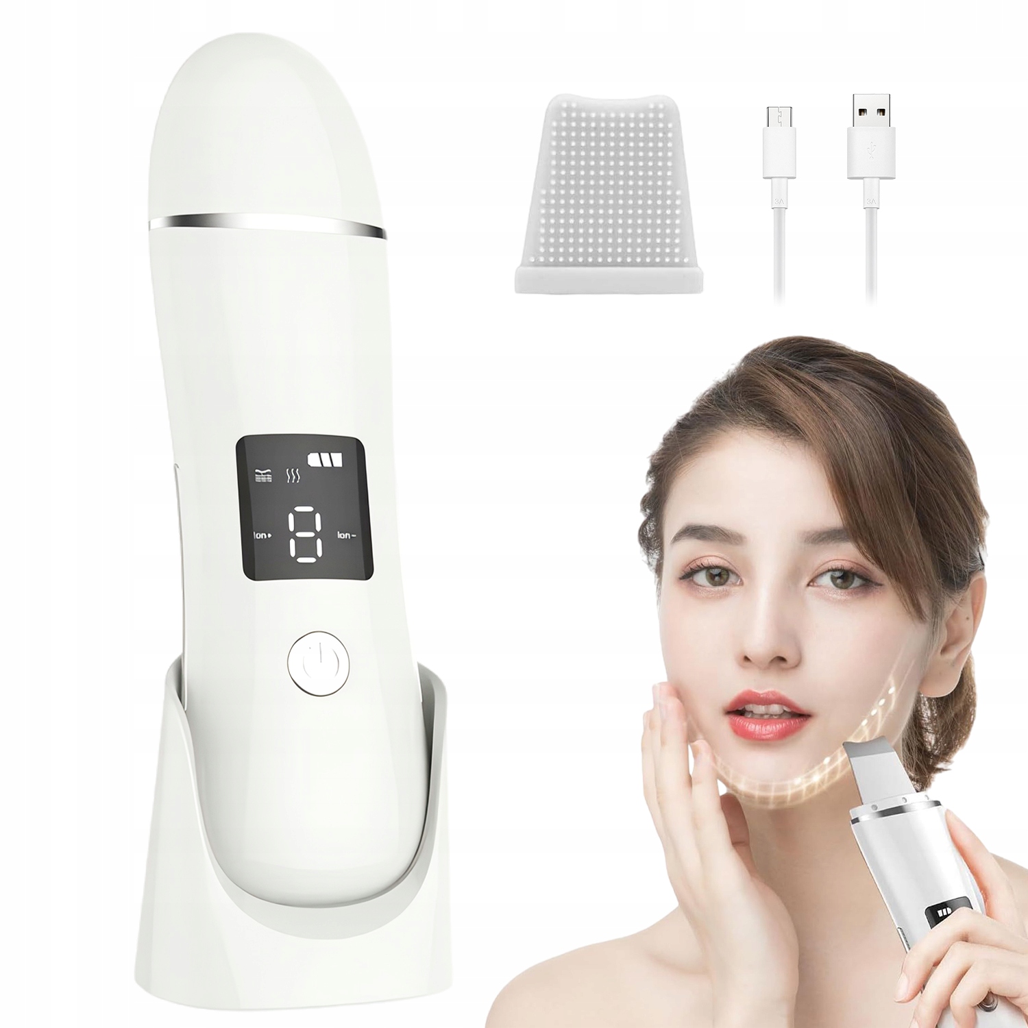 Kavitační Peeling S 9MINUTOVÝM Časovačem A 2 Možnostmi Nabíjení