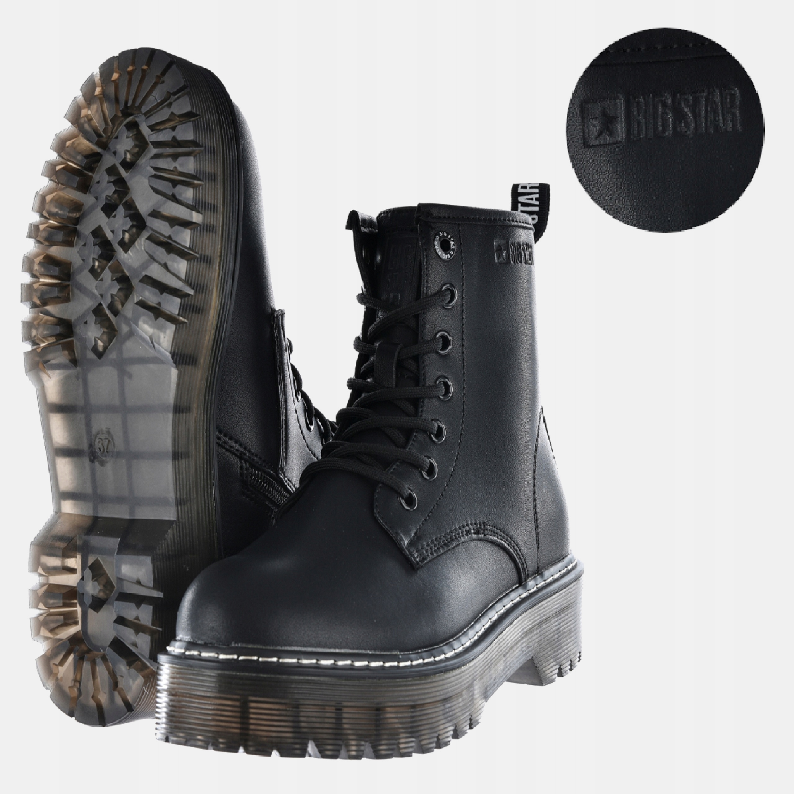 Big Star Dámské Boty Kotníkové Boty KK274537 Trapery Kanady