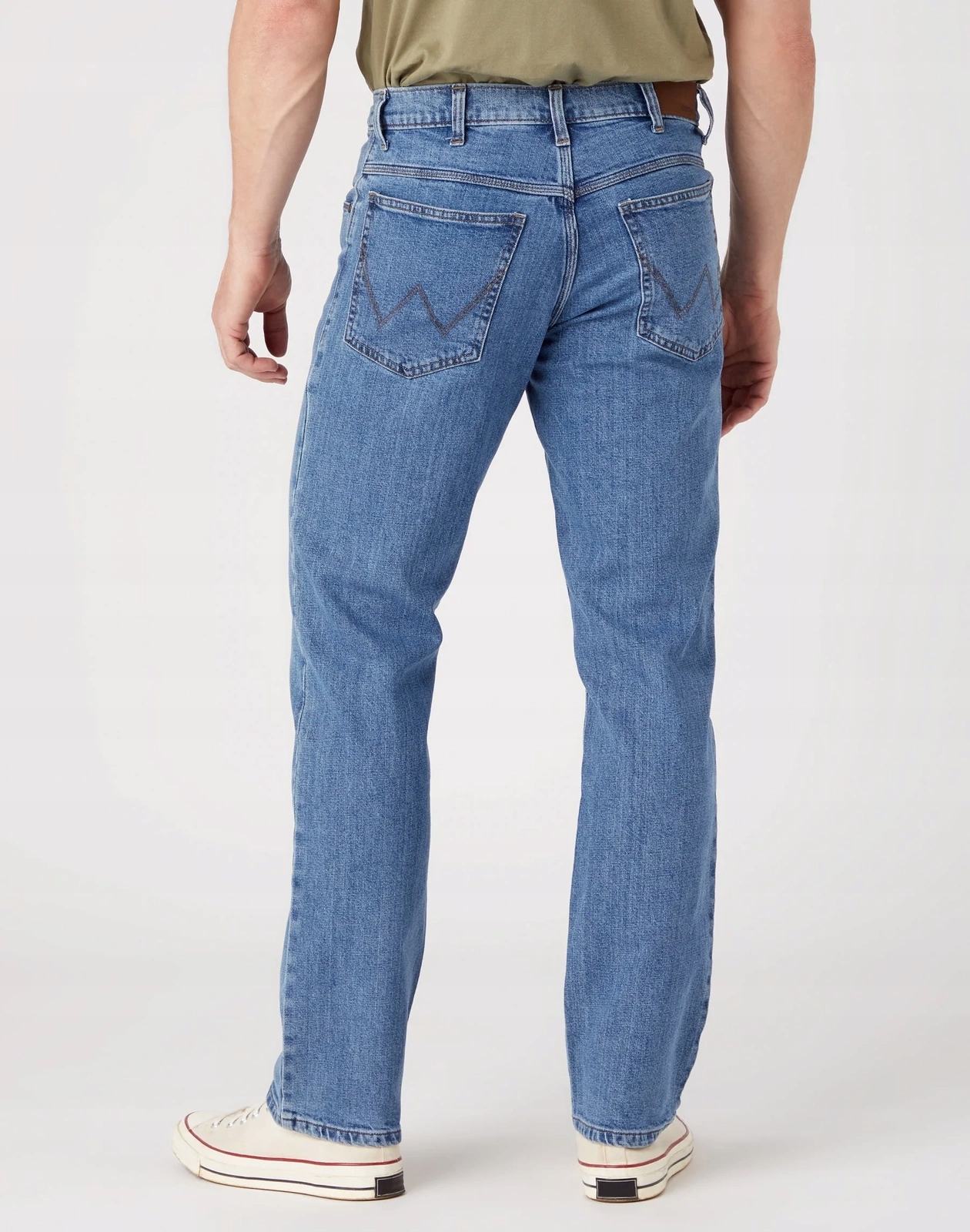 Rovné džíny Wrangler Straight Great Blue W10TAF112 112320699 31/30