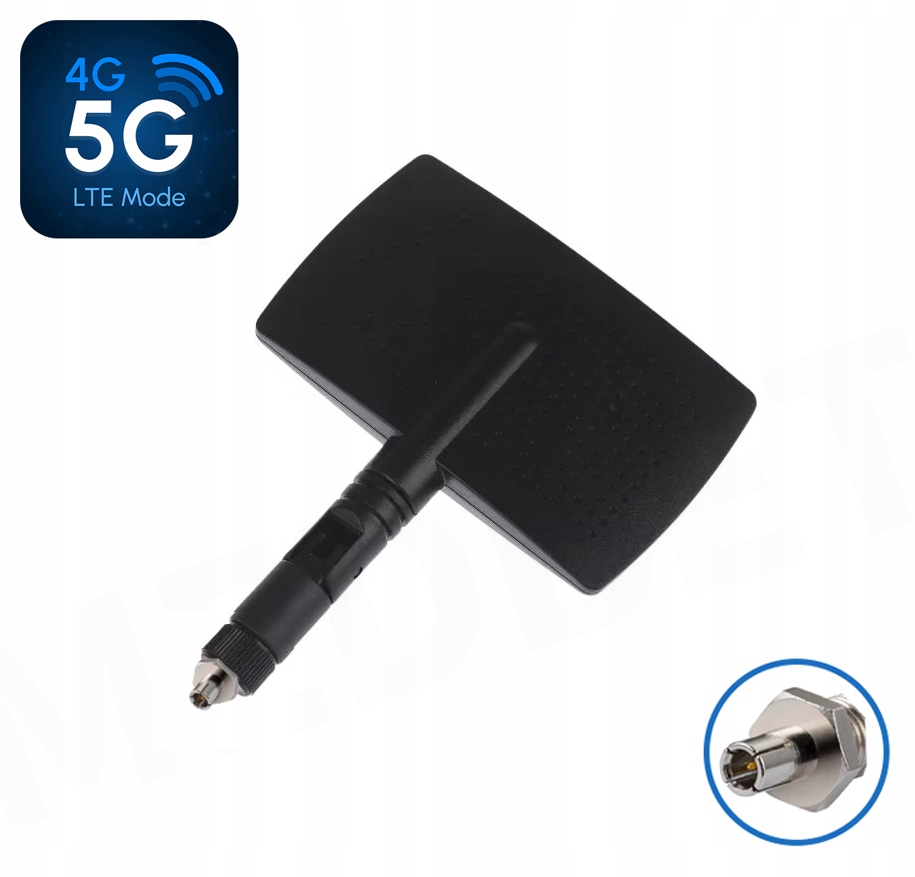 MOCNA ANTENA GSM LTE 3G 4G 5G Wi-Fi PANELOWA 10 dBi TS9 DO MODEMÓW ROUTERÓW