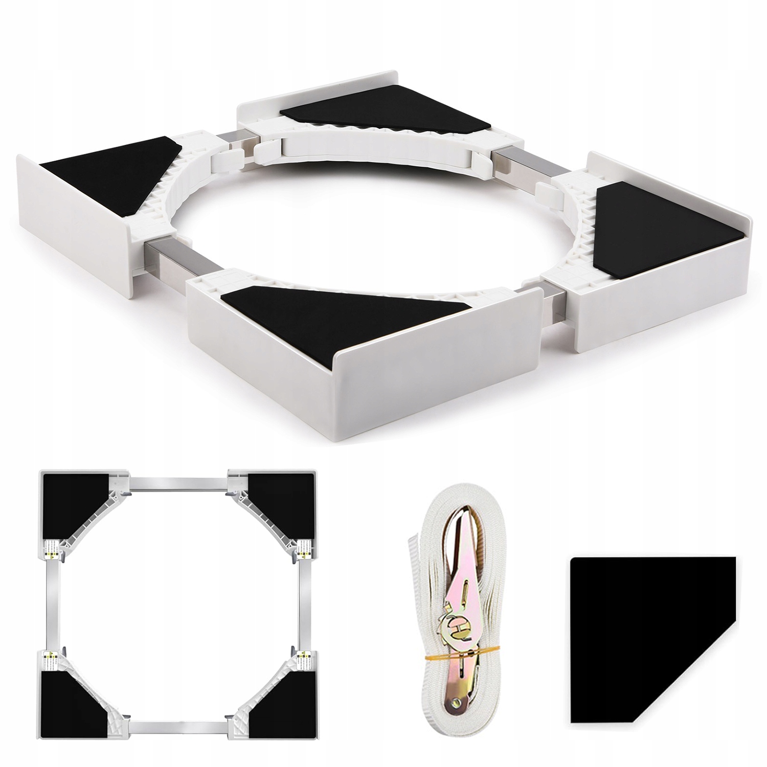 Regulowany Łącznik Pralki Z Suszarką Uniwersalna Rama Pośrednia 46-66 CM