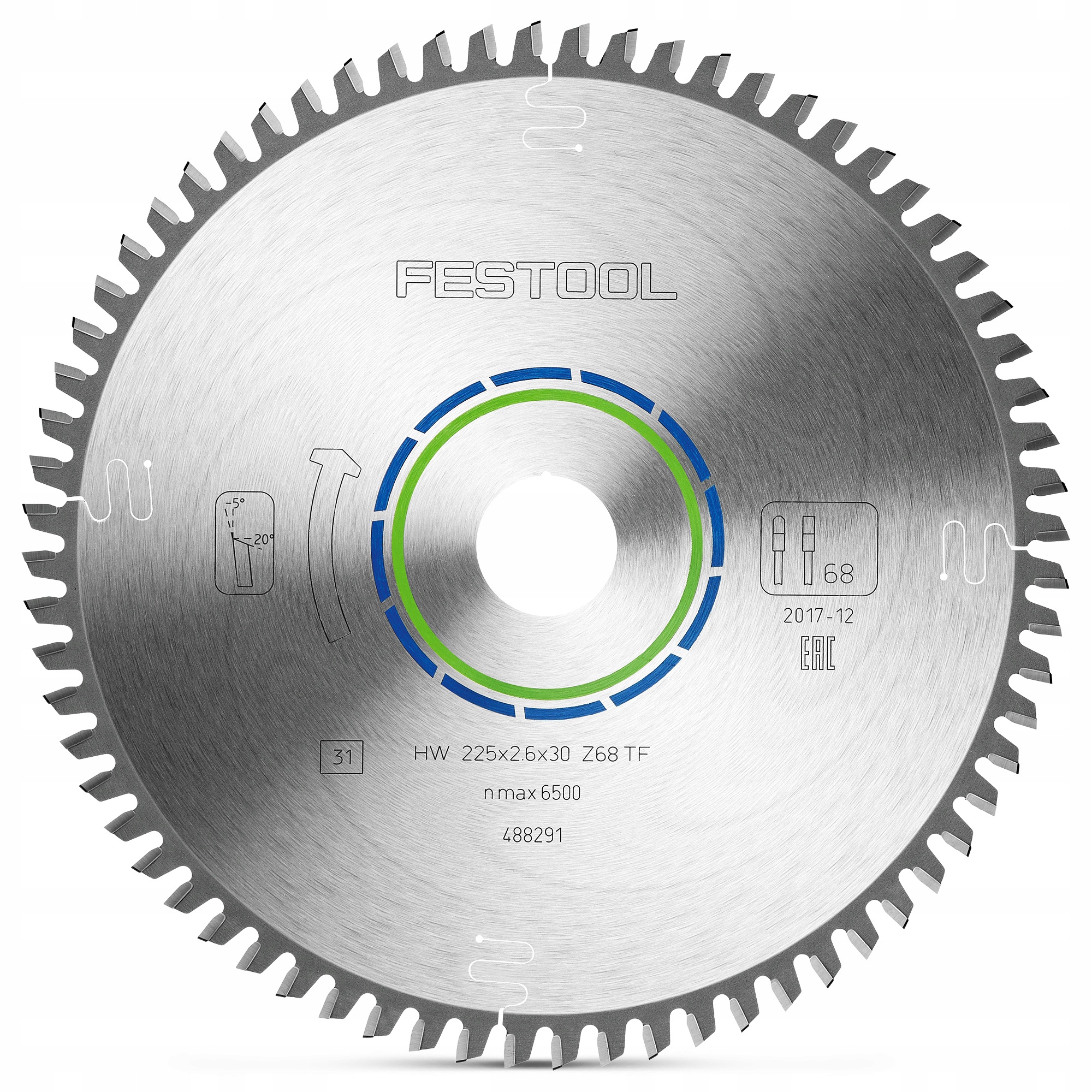 Tarcza Festool Hw 225x2,6x30 TF68 Do Cięcia Metalu Pvc Do Pilarki Piły