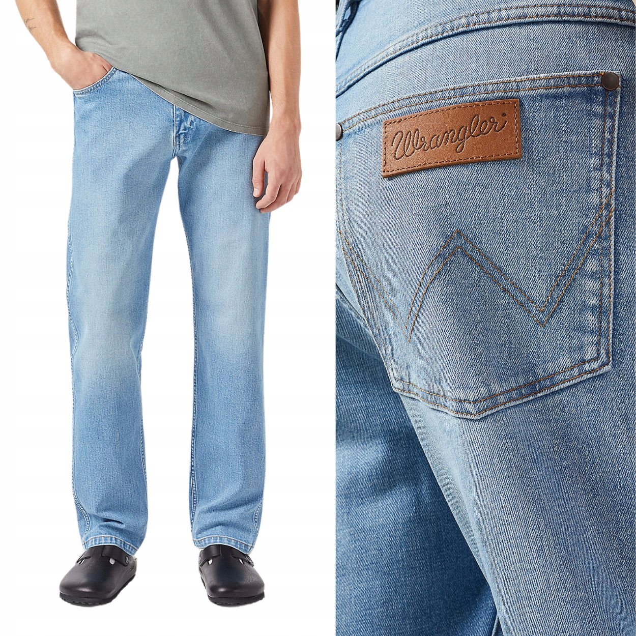 Wrangler Frontier Clever Džins jednoduché volné džínové kalhoty W33 L32