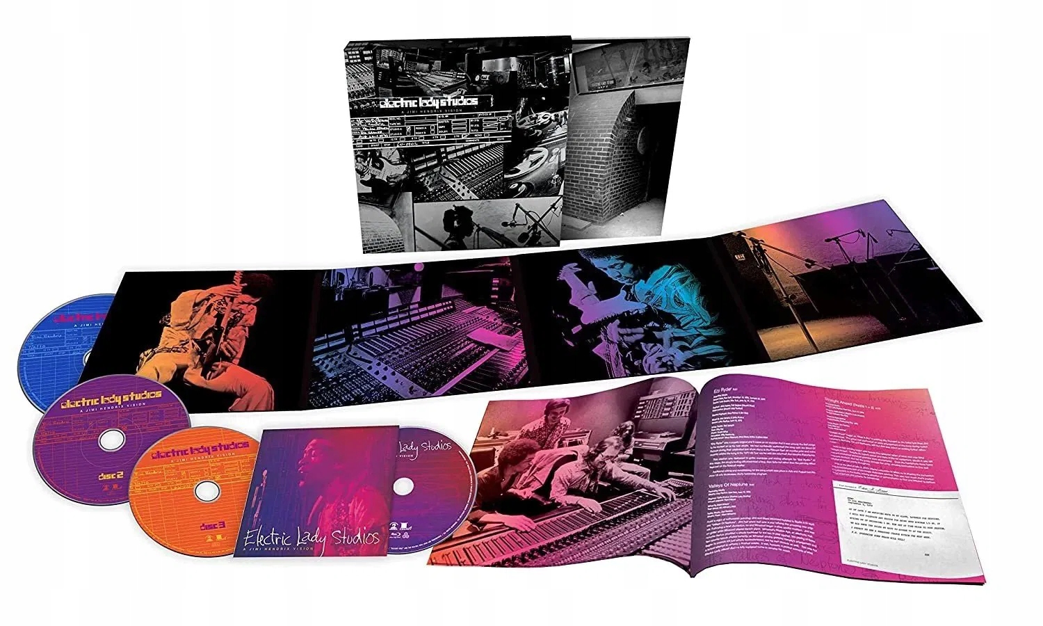 Hendrix Jimi: Electric Lady Studios: A Jimi Hendrix Vision 3CD+Blu-ray