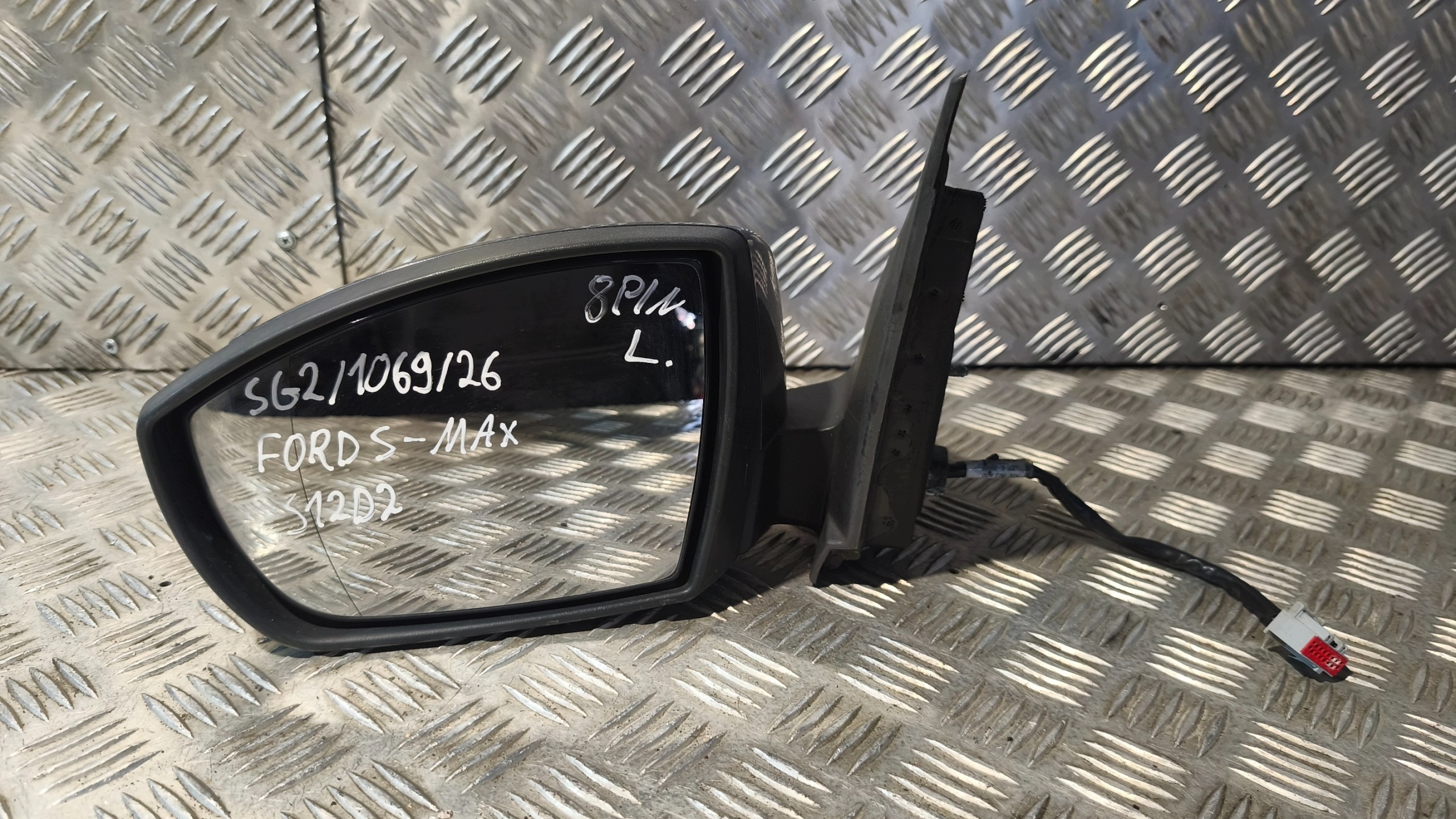 mirror left FORD S-MAX 2007r 8PIN K: 6DYE