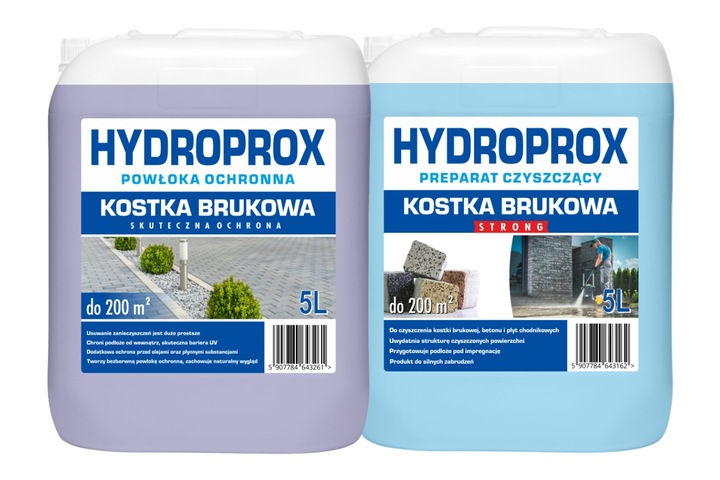 Hydroprox Sada Impregnace & Čištění Dlažebních Kostek 10 l