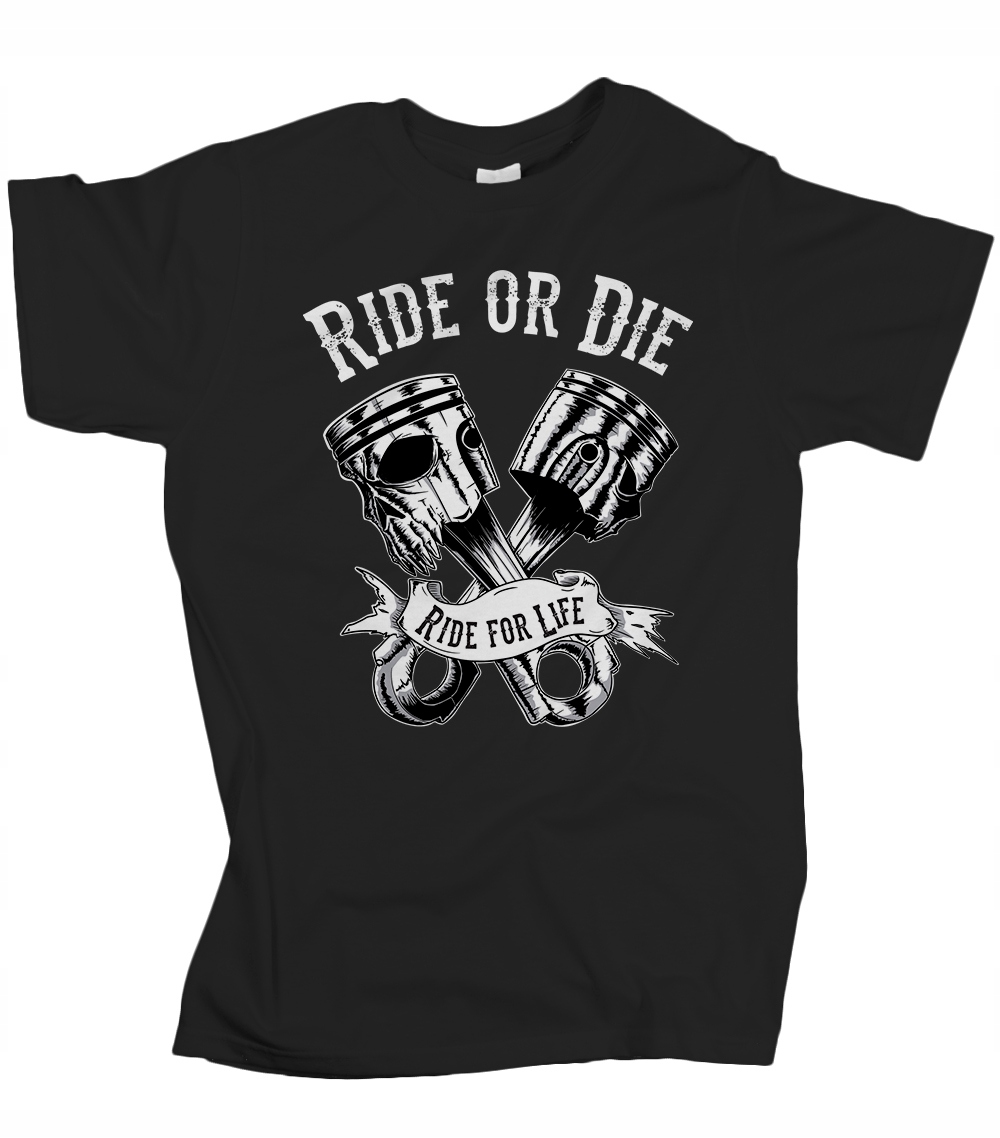 

Koszulka męska dla funa motocykli prezent M