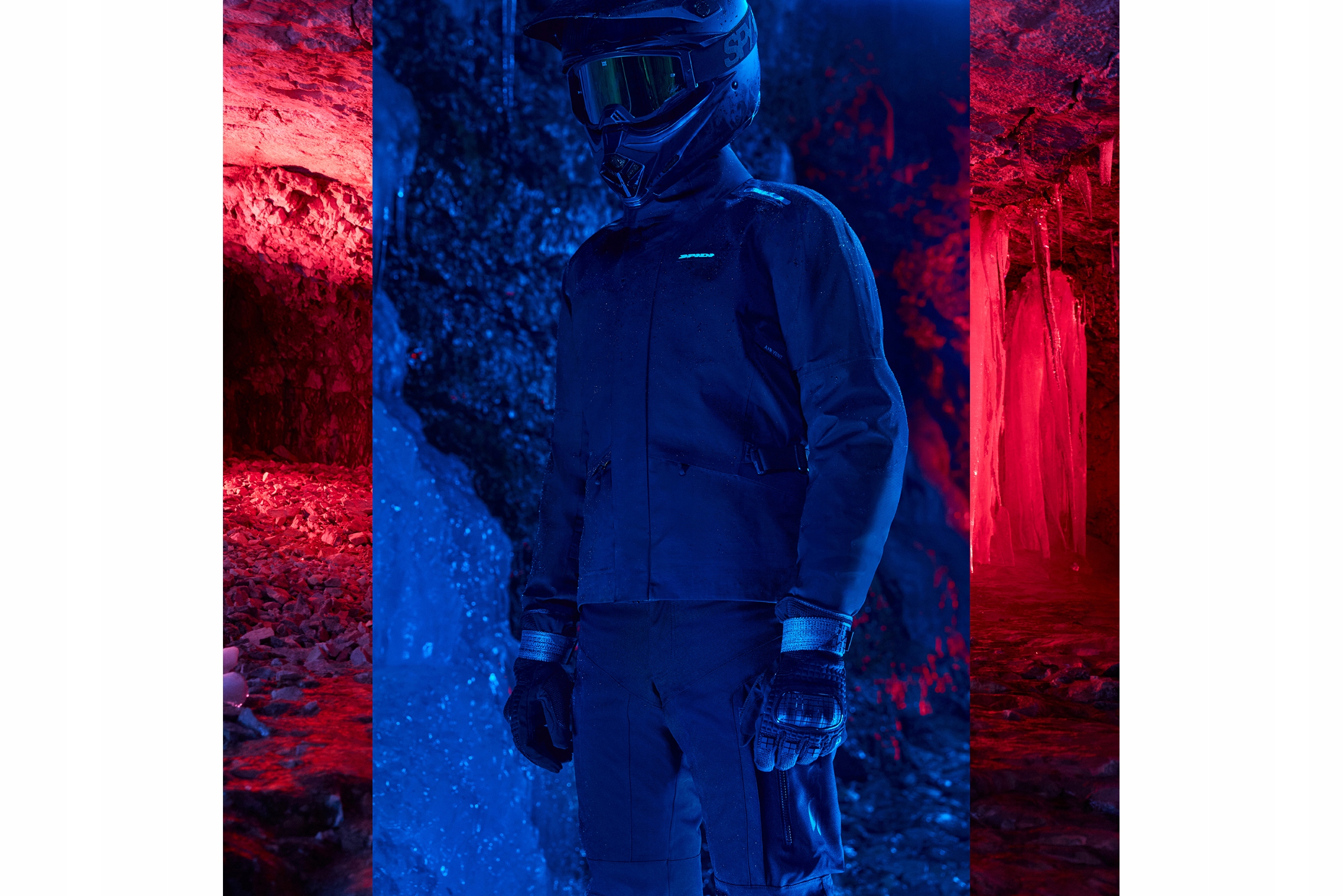 Kurtka tekstylna Spidi Vision Light czarna S Materiał tekstylia