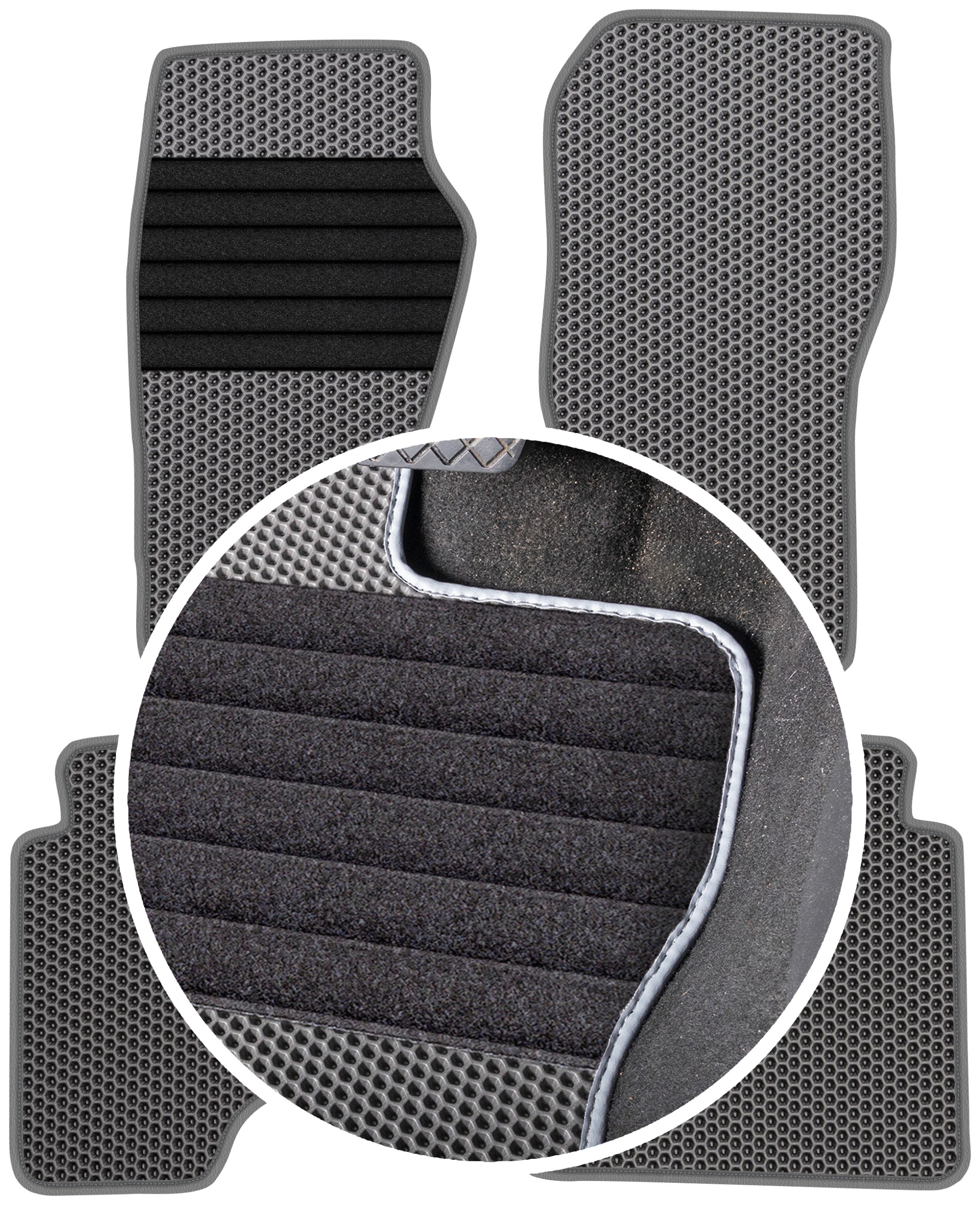Jeep Cherokee IV 2007-2012 Gumové stierače do auta Eva