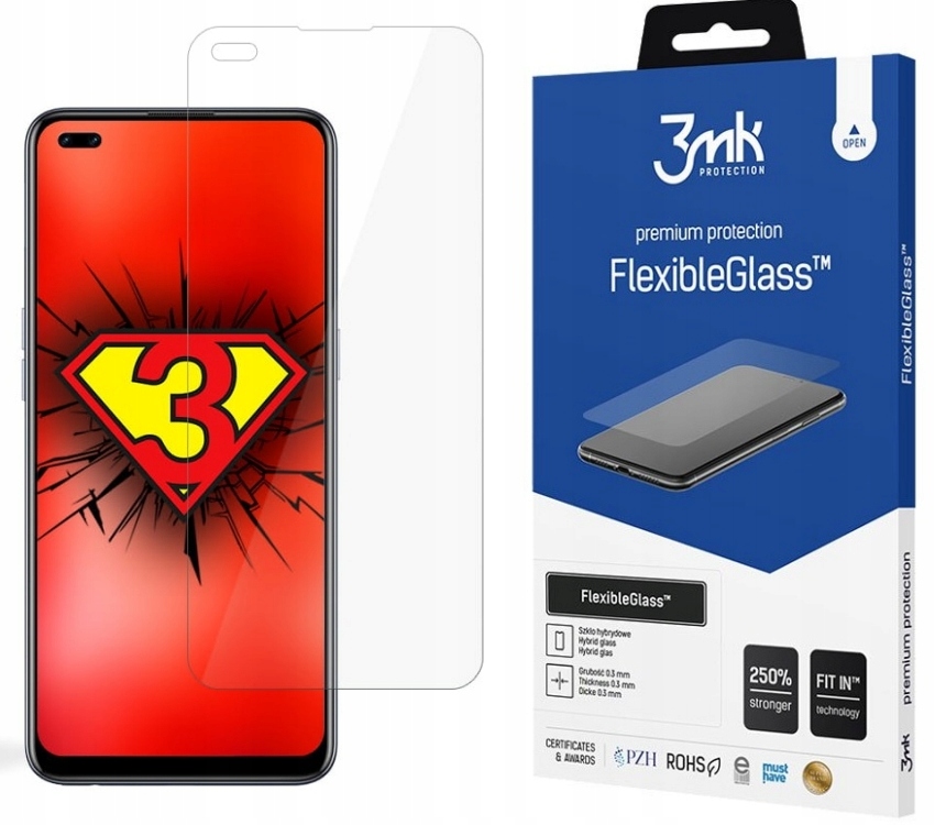 

Szkło - Do Oppo A93, Szybka Ochronna, 3MK Flexible