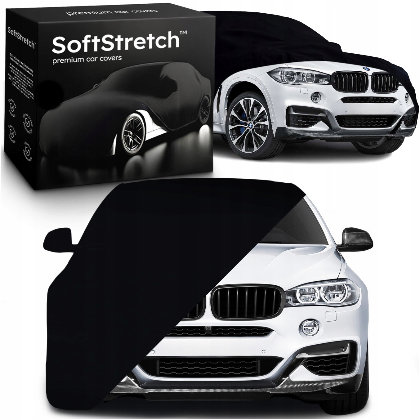 Pružný automobilový obal SoftStretch Premium pre Bmw X6 F16