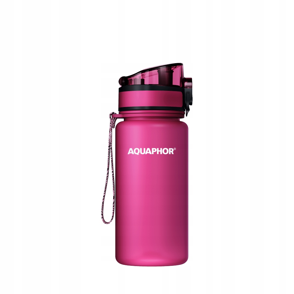 Butelka filtrująca Aquaphor City 0,35 l, różowa