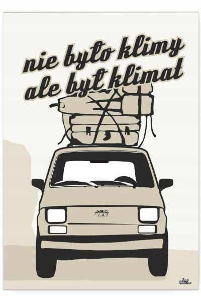 

Dekoracja Na Ścianę Plakat Metal Blacha Prl Ozdoba