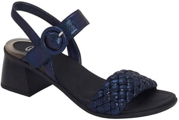 Scholl Dámské Sandály Tmavě Modré S Lesklou Přezkou 38 CM