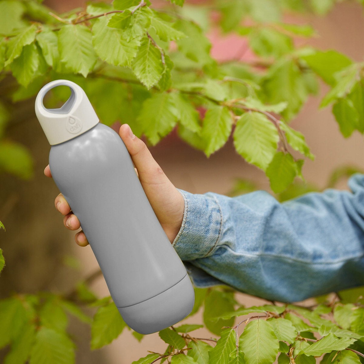 Butelka termiczna Dafi SHAPE PLUS szara termos 480 ml Model Shape