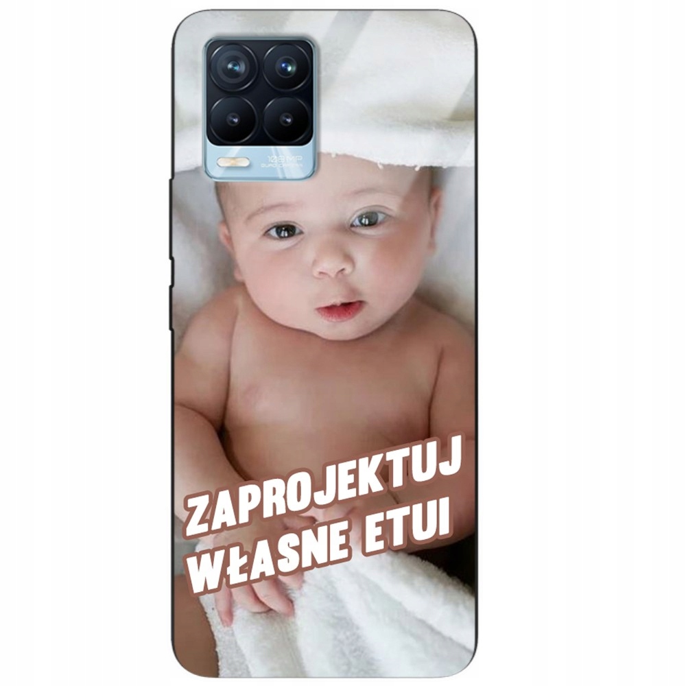 

Etui Glass Kreator do Realme 8 Twoje Zdjęcia Kolaż