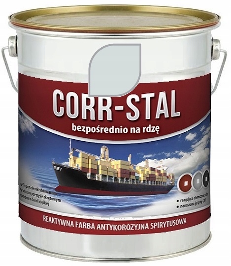Farba Okrętowa Na Rdzę Ocynk Aluminium Stal Blache