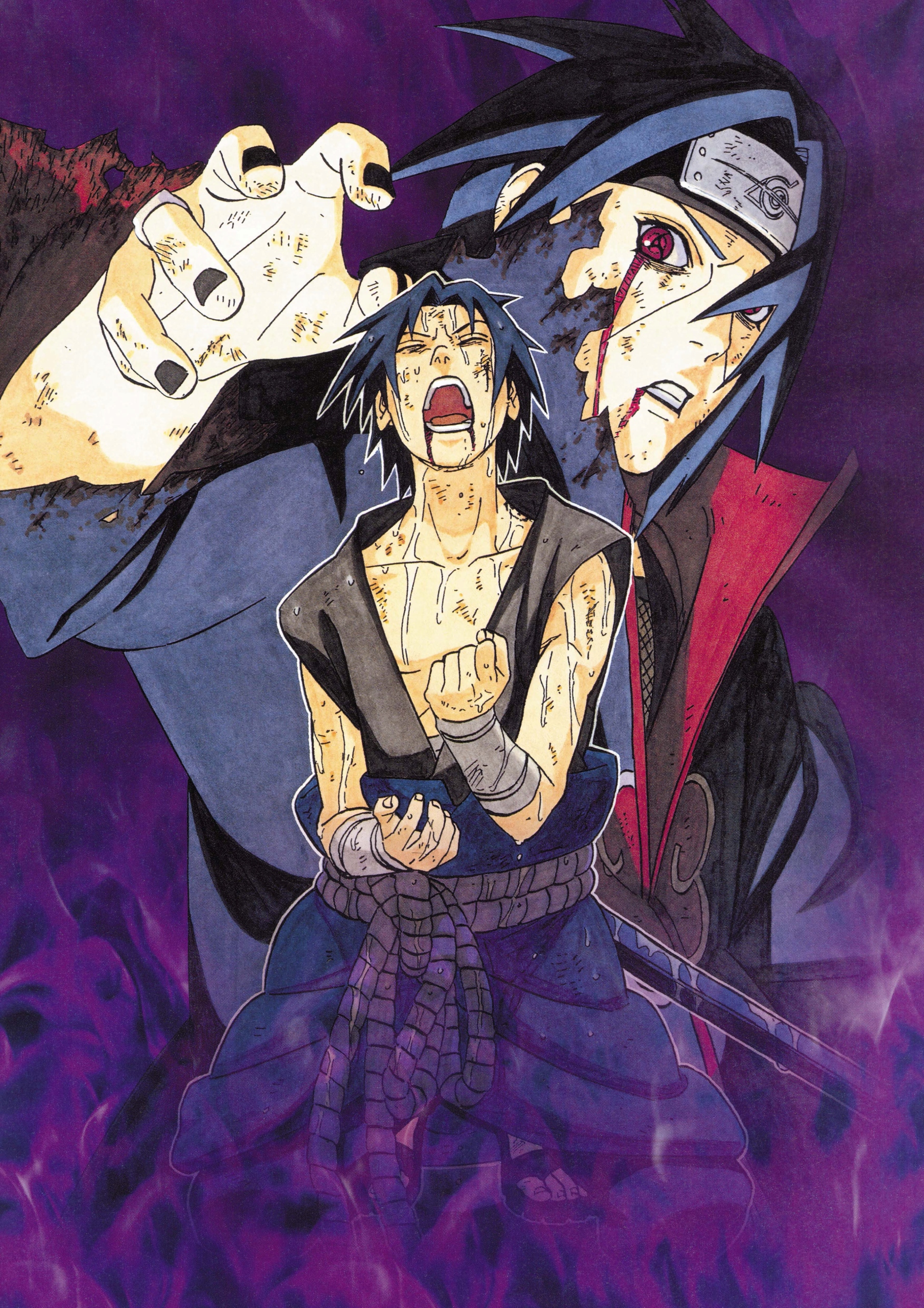 

Plakat A3 Naruto Itachi i Sasuke