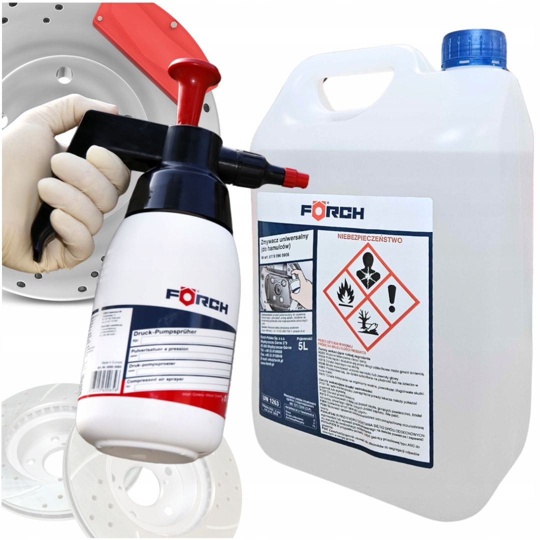 Odstraňovač Bŕzd 5 L Postrekovač Tlakový Rozprašovač Forch Sada