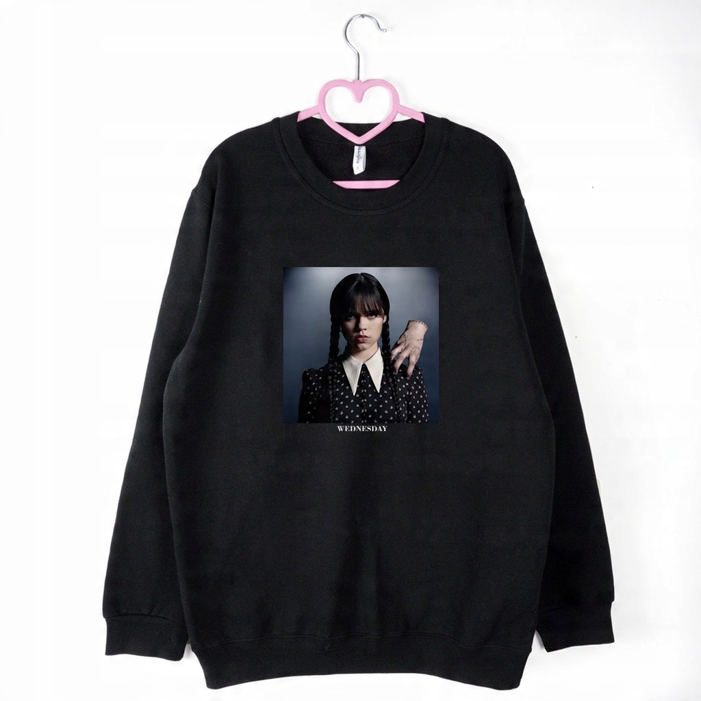 

Bluza Wednesday Addams i rączka czarna 134 140