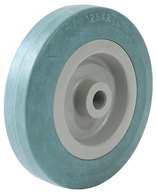 

Koło Plastikowe 120 mm Szare otwór fi 12 mm
