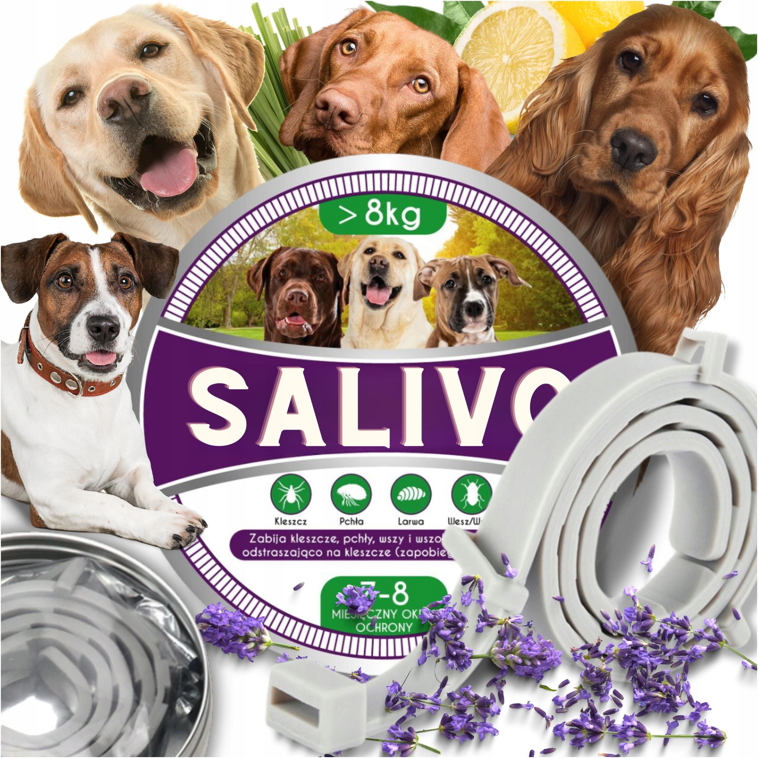 Levně Obojek Proti Klíšťatům A Blechám Pro Velkého Psa Proti Klíšťatům 8 Měsíců Ochrany