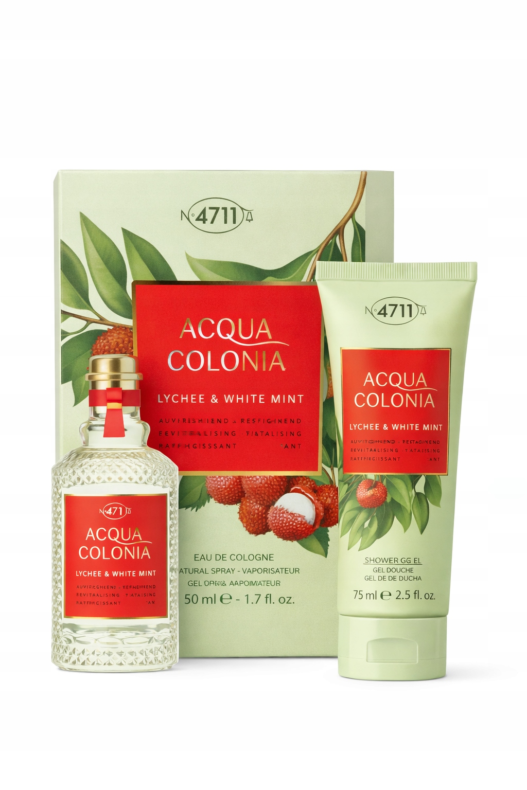 4711 Acqua Colonia Lychee & White Mint – sada z Německa