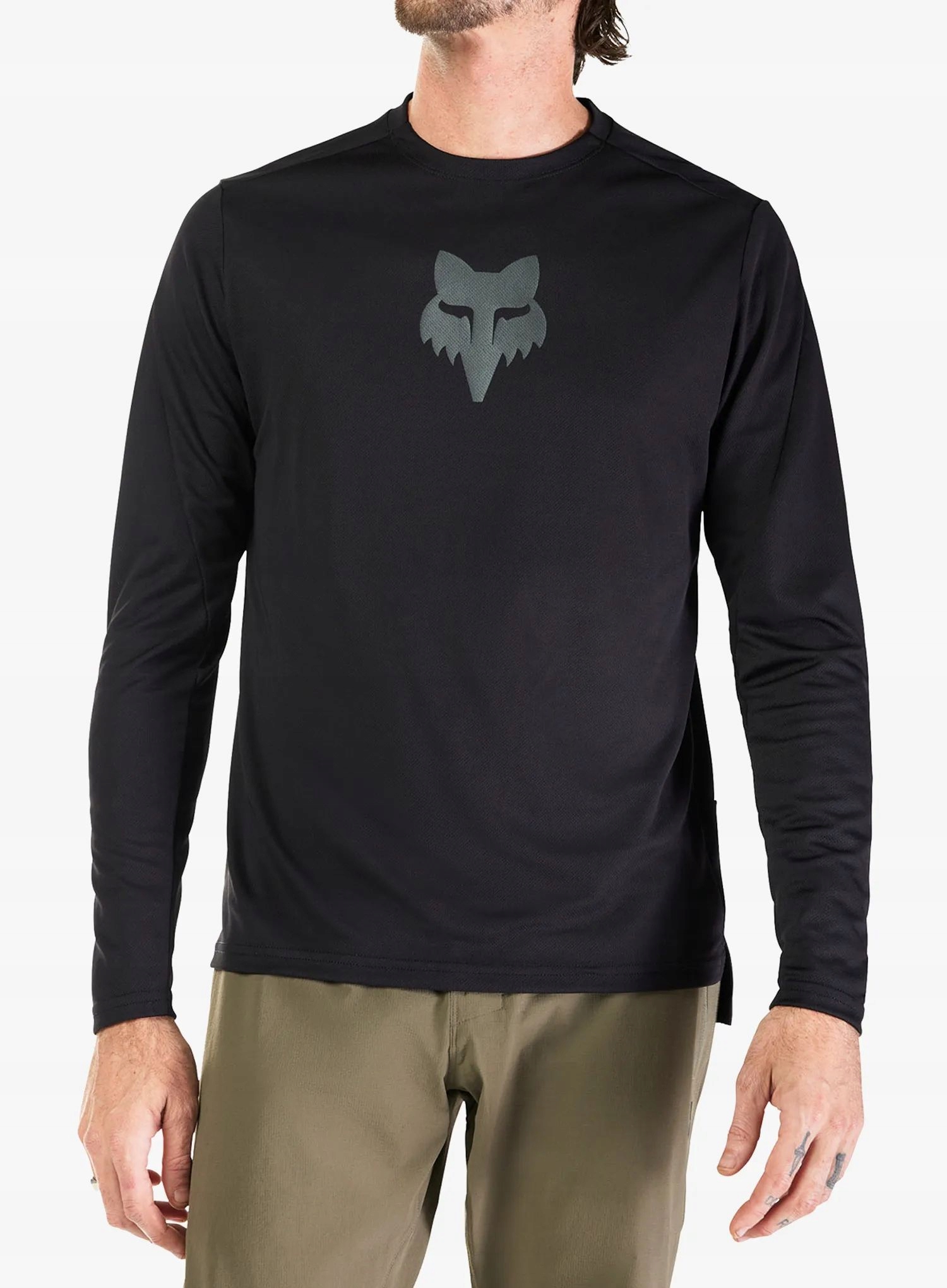 Koszulka Rowerowa Longsleeve Fox Ranger Ls Jersey Head Black rozmiar M