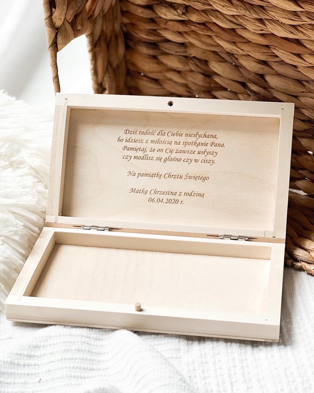 Pamiątka Chrztu Świętego Prezent na Chrzest Święty Rodzaj inny