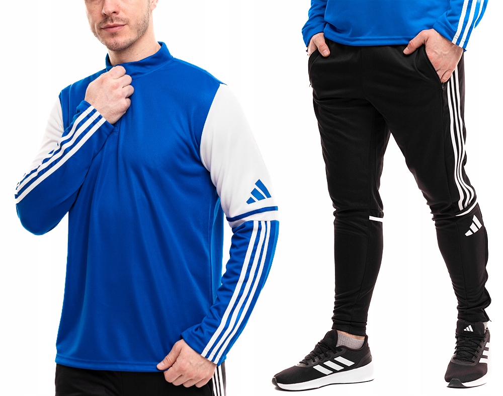 adidas Teplákovka Pánský sportovní komplet Mikina Kalhoty Squadra 25 Pohodlné vel. XL