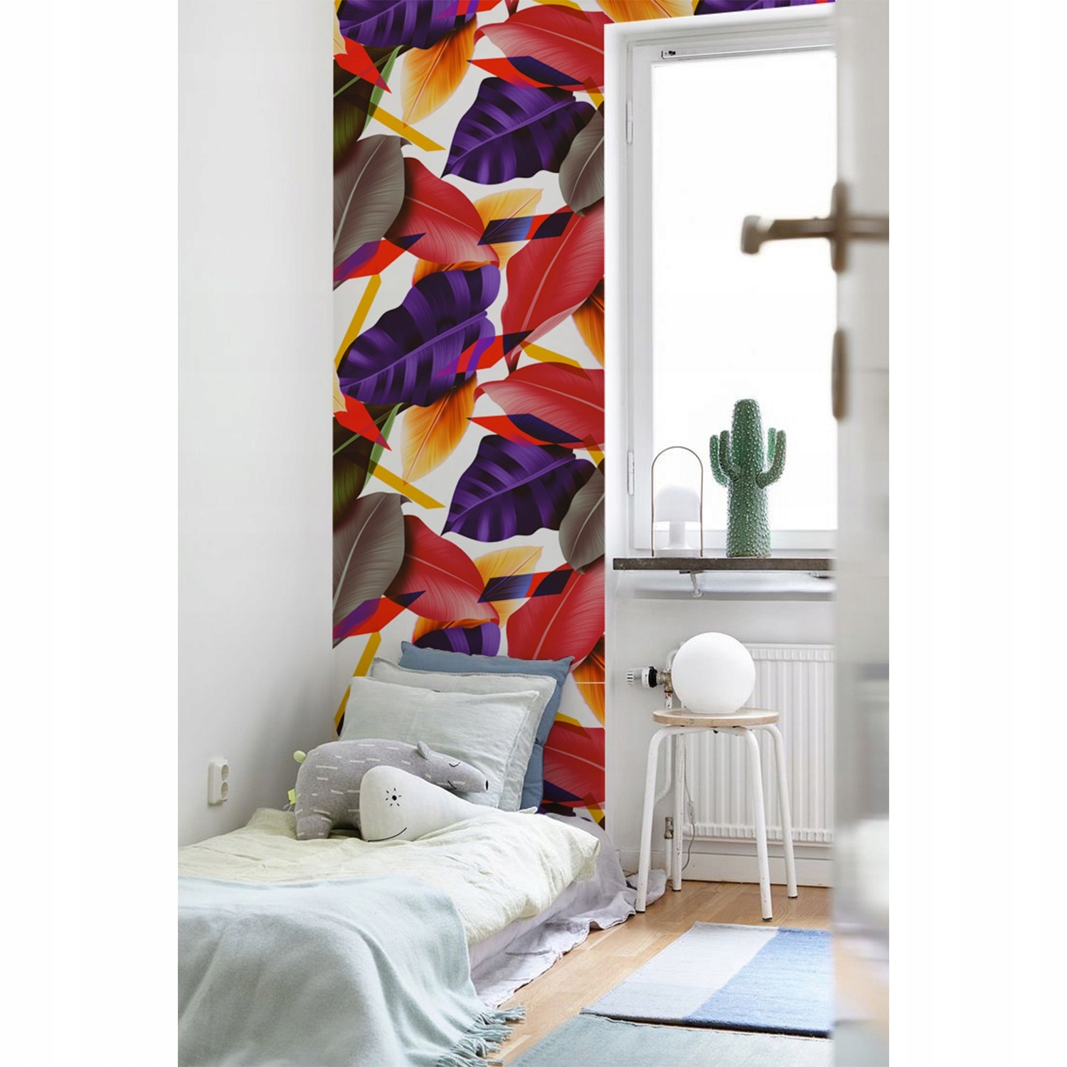 

Tapeta ścienna Kolorowe kwiaty akwarela 208x146 cm