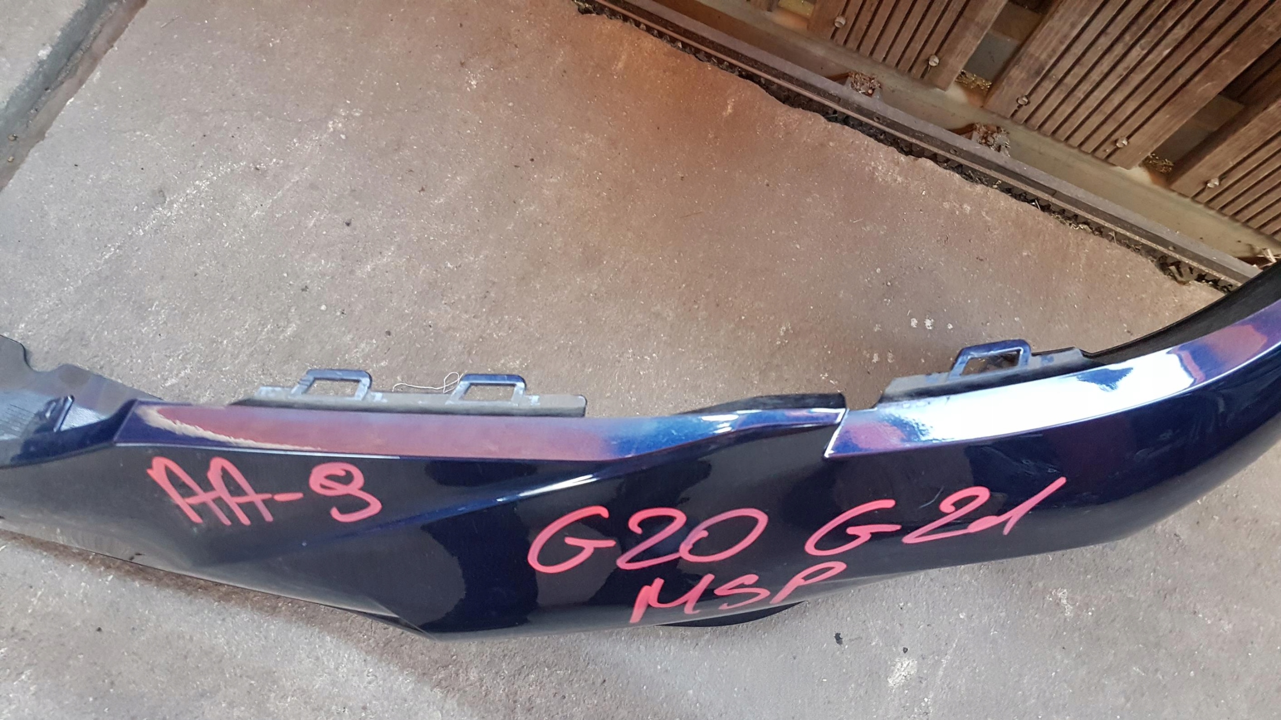 front bumper BMW SERIA 3 G20 G21 m-packet