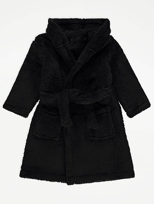 

George Szlafrok z kapturem, czarny roz 116-122 cm