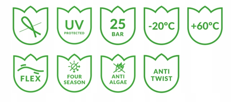 WĄŻ OGRODOWY PROFESSIONAL 4-WARSTW. 1'' 30M VARTCO Marka Vartco