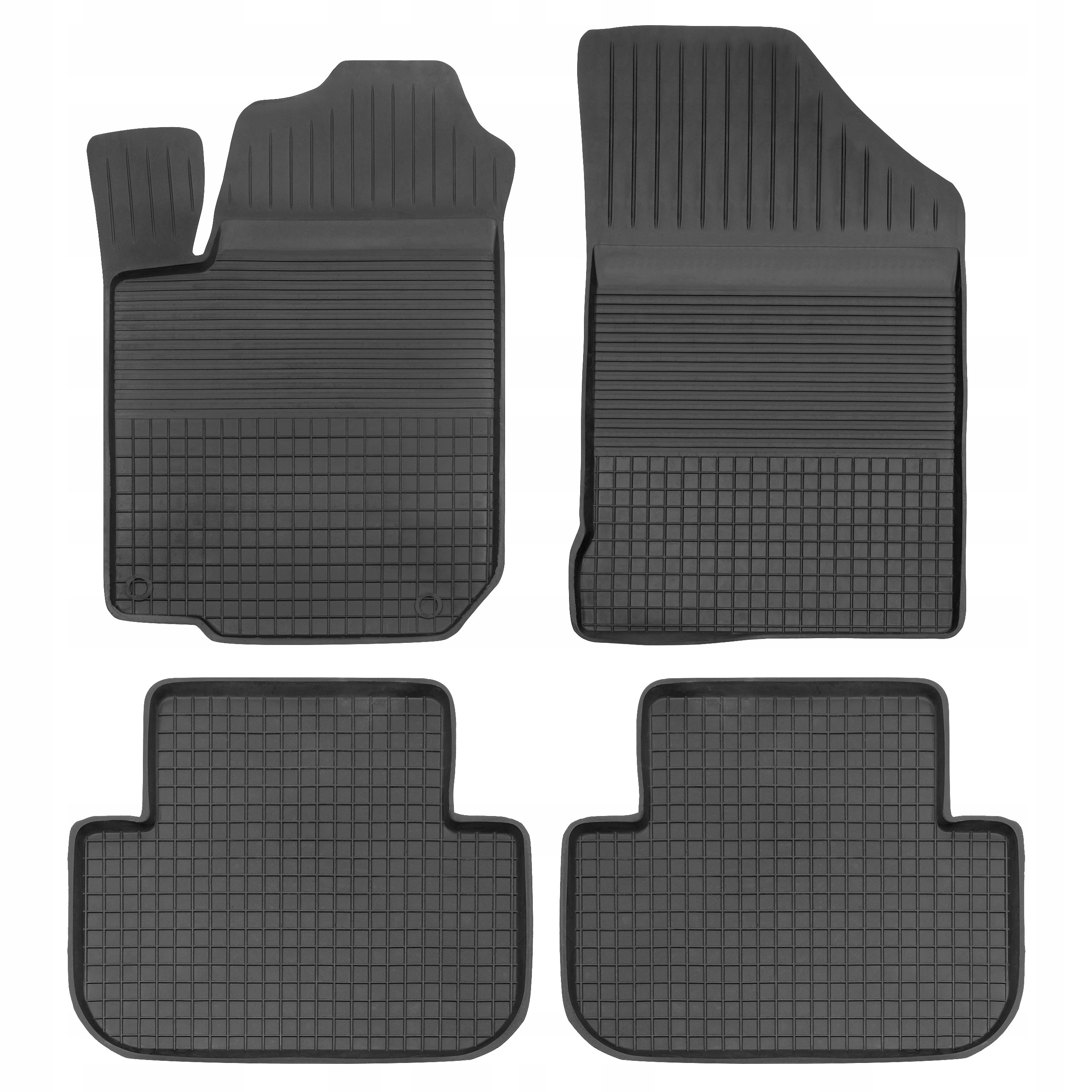 Dywaniki gumowe korytkowe uni 2 cm komplet do Toyota RAV4 II 5D 00-05