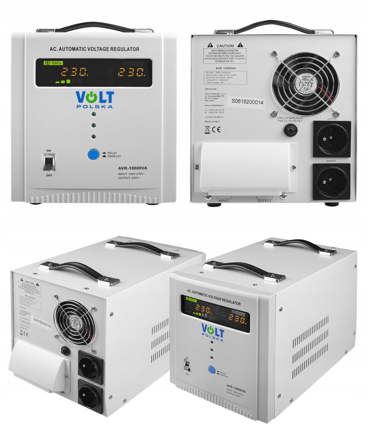 

Stabilizator napięcia prądu Avr 1000VA Volt Polska