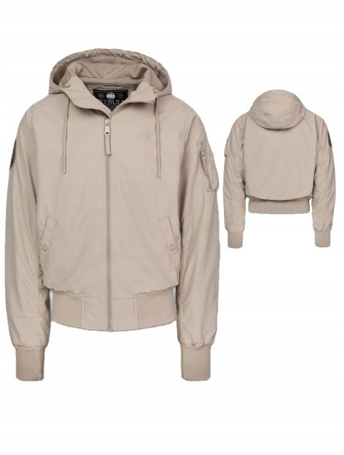 Pitbull West Coast Pánská Přechodová Bunda Bomber Hooper Písková M